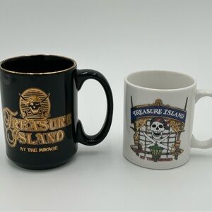 Lot Of 2 Treasure Island At The Mirage Mugs DISCONTINUED